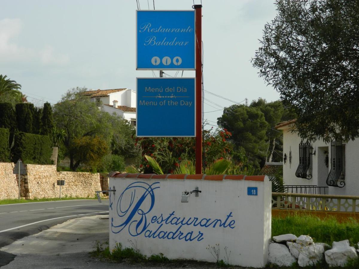 Hotel Restaurant Baladrar Benissa Buitenkant foto